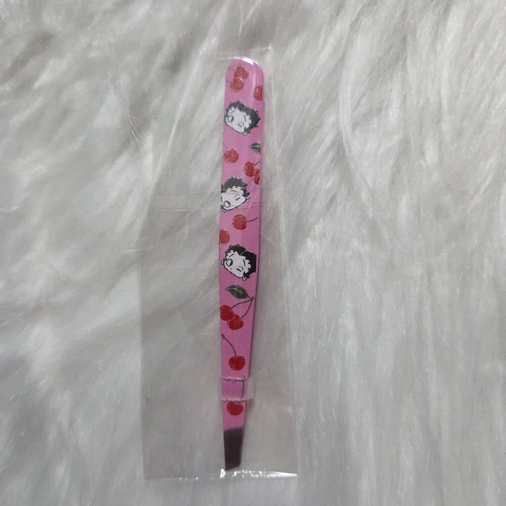 Betty Boop Cosmetic Pouch, Mirror & Tweezer Set